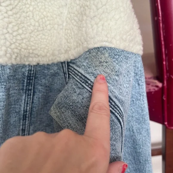 New Jordache Jean jacket Sherpa - Picture 7 of 12